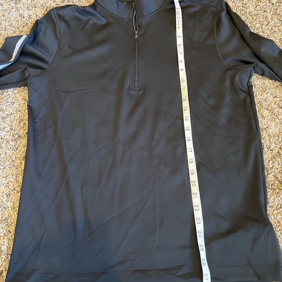Adidas 3-Stripe Midweight 1/2 Zip Golf - Picture 3 of 4